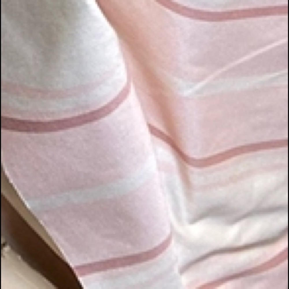 Ralph Lauren Alexa Ticking Stripe Pink Cream - Picture 7 of 13